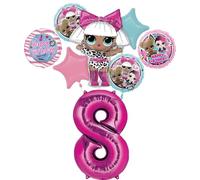LOL Surprise 8th Birthday Party Supplies Balloon Bouquet Decorations