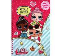 LOL Surprise - A5 Notebook | 70 Pages | Lined Paper | Wirebound | Surpise Inside | Glam Club