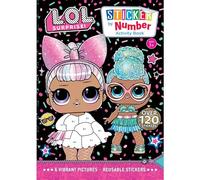 ALLIGATOR - LOL Surprise Sticker by Number, Sticker Book, Sticker by Numbers for Kids, Sticker by NumbersLOL Gifts for Girls, LOL StickersSticker Activity Book, Reusable Sticker Book