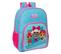 LOL SURPRISE! DIVAS - Children's School Backpack, Children's Backpack, Adaptable to Trolley, Ideal for School Children, Comfortable and Versatile, Quality and Resistance, 33 x 14 x 42 cm, Blue, blue,
