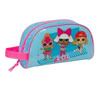 LOL Surprise! Divas - Large Children's Toiletry Bag, Adaptable to Trolley, Ideal for Children from 5 to 14 Years, Comfortable and Versatile, Quality and Resistance, 26 x 16 x 9 cm, Blue, Blue,