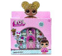 LOL Surprise! Fashion Dress Up Dolls by Horizon Group USA.Create DIY Themes & Patterns.Activity Kit Includes5 Paper Dolls 1 Repositionable Sticker S