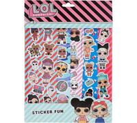 LOL Surprise Fun Characters Sticker Sheet (Pack of 5) LOL Surprise Multicolor