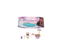 LOL Surprise Furniture Sweet Boardwalk with Sugar Doll and 10+ Surprises, Doll Candy Cart Furniture Set, Accessories