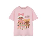 LOL Surprise! Girls Pink Group Short Sleeved T-Shirt - 11-12 Years