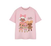 LOL Surprise Girl's Short Sleeved T-Shirt (Girls Pink) in Pink | Size: 3-4 Years LOL Surprise Pink 3-4 Years