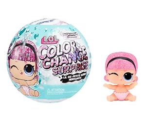 LOL Surprise Glitter Colour Change Lil Sis Set With 5 Surprises - Random Assortment - Including a Collectable Doll, Sparkly Fashions and Accessories - Suitable For Kids From 4 Years