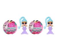 LOL Surprise Mermaids Makeover Magic Baby Sisters with Color-Changing Mermaid Tails and Shell-Inspired Display Ball, Kids Ages 4+ (Pack of 2)