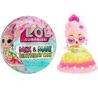 L.O.L. Surprise! Mix & Make Birthday Cake Tots - With Collectible Doll, DIY Cake Dress, Cake Making and Decorating, Ingredients and Glitter Sprinkles - Cake Dress Doll - Great for Girls Ages 3+