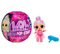 L.O.L. Surprise! Neon Pop Stars Tots - 1 Doll with Magical Blacklight Surprises, Blind Packaging, 7 Tots to Collect, Each with Neon Decals and Accessories, Ideal Present for Kids Ages 4+