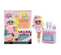 LOL Surprise OMG Sweet Nails Candylicious Sprinkles Shop 503781 - 15 Surprises: Real Nail Polish, Press-On Nails, Sticker Sheets, Glitter