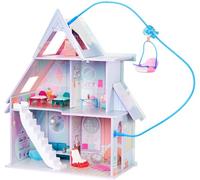LOL Surprise OMG Winter Cottage Playset - More Than 45 Surprises - Winter Chalet with Ski Lift, Bedroom, Bathroom, Living Room, Kitchen, Furniture and More - Ages 4+