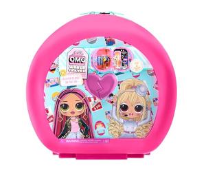 LOL Surprise OMG World Travel Fashion Closet On-The-Go - Rolling Storage Case with Accessories & Backdrops - Fits 4 Fashion Dolls & Doll Accessories - Collectable - Great Gift For Kids Ages 4+