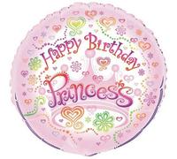 Lol Surprise Princess Diva Happy Birthday Foil Balloon Pink/multicoloured (One Size)