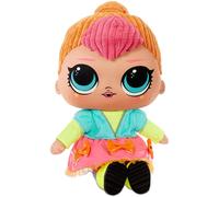LOL Surprise Soft Plush Doll - Huggable Stuffed Toy with Changeable Outfit - Collectable - Neon QT