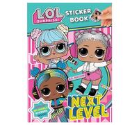 LOL Surprise Sticker Book - 12 Coloring Pages & Reusable Stickers - Fun Travel Activity Book for Kids Ages 3+ - Perfect Gift