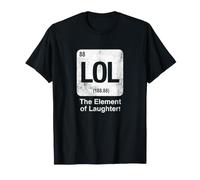LOL The Element of Laughter Funny Science Periodic Table T-Shirt