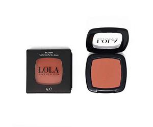 LOLA Blusher Mono - Long-Lasting Powder Blush, Sweat-Resistant, Non-Greasy Glow, Matte or Shimmer Finish, Brightening Ch olour - 007-Berry Shine