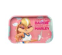 Lola Buddy Rolling Tray, Pink Cartoon Design, 30 x 20 cm