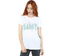 Lola Bunny Sassy Cotton Boyfriend T-Shirt Looney Tunes White S