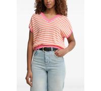 Lola Casademunt striped V-neck sweater - Orange XS-S-M-L-XL
