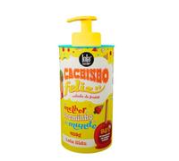Lola Cosmetics - Cachinho Feliz Salada De Fruta Leave-In Cream - Unisex - 450g - Deep Hydration, Curl Definition, Frizz Control, Softness And Natural Shine With Vegan Formula