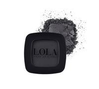 Lola Make-Up Mono Eyeshadow, Black, Satin, Rich Intense Pigmentation, High Coverage, Use Wet & Dry, All Skin Tone, Mineral Oil Free, Vegan & Cruelty Free, No. 001