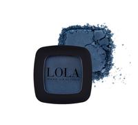 Lola Make-Up Mono Eyeshadow, Dark Blue, Satin, Rich Intense Pigmentation, High Coverage, Use Wet & Dry, All Skin Tone, Mineral Oil Free, Vegan & Cruelty Free, No. 007