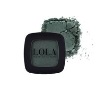 Lola Make-Up Mono Eyeshadow, Dark Green, Satin, Rich Intense Pigmentation, High Coverage, Use Wet & Dry, All Skin Tone, Mineral Oil Free, Vegan & Cruelty Free, No. 003