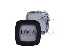 Lola Make-Up Mono Eyeshadow, Dark Grey, Satin, Rich Intense Pigmentation, High Coverage, Use Wet & Dry, All Skin Tone, Mineral Oil Free, Vegan & Cruelty Free, No. 012