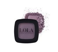 Lola Make-Up Mono Eyeshadow, Dark Purple, Satin, Rich Intense Pigmentation, High Coverage, Use Wet & Dry, All Skin Tone, Mineral Oil Free, Vegan & Cruelty Free, No. 023