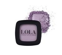 Lola Make-Up Mono Eyeshadow, Pale Lilac, Satin, Rich Intense Pigmentation, High Coverage, Use Wet & Dry, All Skin Tone, Mineral Oil Free, Vegan & Cruelty Free, No. 006