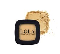 Lola Make Up by Perse Mono Eyeshadow with Natural Ingredients Vegan and Cruelty-Free Eye Makeup Palette High Coverage Satin Eye Shadow for Women, Golden (034)