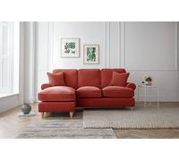 Lola Left Hand Chaise Sofa Manhattan Apricot