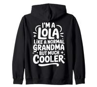 Lola Like A Normal Grandma Much Cooler Filipino Grandmother Zip Hoodie