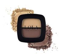 Lola Make Up by Perse Duo Eyeshadow Rich and Intense Colour High Coverage Matte and Satin Eyeshadow for Women, Vegan and Cruelty-Free Eye Makeup Cosmetic Palette for All Skin Types, Brown (003)