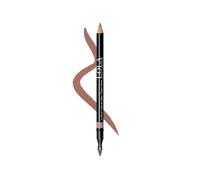 LOLA Make Up by Perse Lip Pencil - Smooth Precision Lip Liner with Jojoba Oil - Defines, Conditions & Prevents Feathering - Built-In Lip Brush - Paraben-Free, Cruelty-Free - [008-Nude]