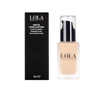 LOLA Make Up by Perse Matte Long-Lasting Liquid Foundation - Full Coverage, Buildable Matte Finish, Oil-Absorbing, Shine-Free, Long-Lasting - Paraben-Free, Vegan, Cruelty-Free - [B042-Natural Light]