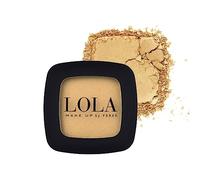 Lola Make Up by Perse Mono Eyeshadow with Natural Ingredients Vegan and Cruelty-Free Eye Makeup Palette High Coverage Satin Eye Shadow for Women, Golden (034)