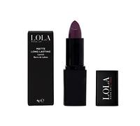 Lola Make-Up Matte Long Lasting Lipstick, Enriched With Vitamin E & Jojoba Oil, Vegan, No. 111 Purple Rock