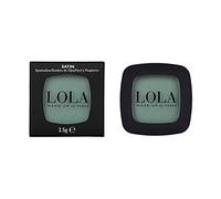 Lola Make-Up Mono Eyeshadow, Green Tint, Satin, Rich Intense Pigmentation, High Coverage, Use Wet & Dry, All Skin Tone, Mineral Oil Free, Vegan & Cruelty Free, No. 033