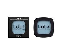 Lola Make-Up Mono Eyeshadow, Light Blue, Satin, Rich Intense Pigmentation, High Coverage, Use Wet & Dry, All Skin Tone, Mineral Oil Free, Vegan & Cruelty Free, No. 035