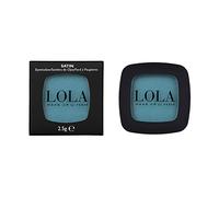 Lola Make-Up Mono Eyeshadow, Turquoise, Satin, Rich Intense Pigmentation, High Coverage, Use Wet & Dry, All Skin Tone, Mineral Oil Free, Vegan & Cruelty Free, No. 005