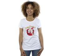 Lola Merry Christmas Cotton T-Shirt Looney Tunes White M