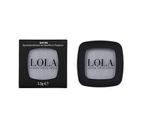 LOLA Mono Makeup Eyeshadow with Natural Ingredients and High Coverage Satin Eye Shadow for Women Vegan and Cruelty-Free Eye Makeup Cosmetic Palette for All Skin Types, Pale Grey Satin (015)