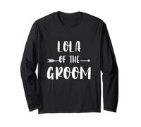 Lola Of The Groom Wedding Party Matching Bridal Party Long Sleeve T-Shirt