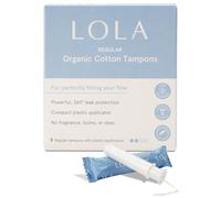 LOLA Organic Cotton Tampons, 8 Count - Tampons Regular, Period Feminine Hygiene Products, HSA FSA Approved Products Feminine Care…