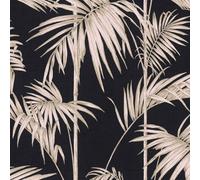 Livingwalls Palm Wallpaper Metropolitan Stories Non-Woven Lola - Paris 10.05 m x 0.53 m Pink Bronze Black Made in Germany 369191 36919-1