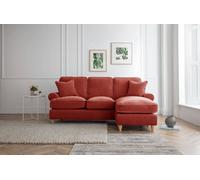 Lola Right Hand Chaise Sofa Manhattan Apricot