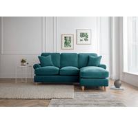 Lola Right Hand Chaise Sofa Manhattan Emerald